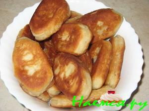 Пирожки с капусткой жареные