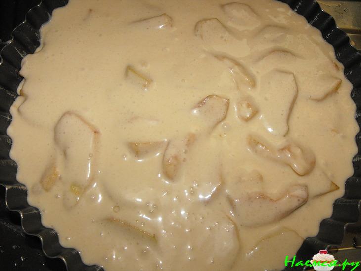 "Мокрый" яблочный пирог