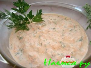 Соус "А-ля цацики" с морковью