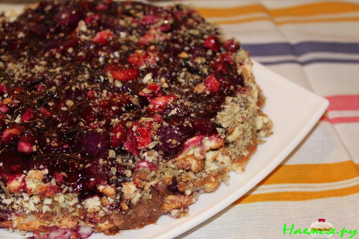 Тройной кремово-ягодный тарт Тройной кремово-ягодный тарт