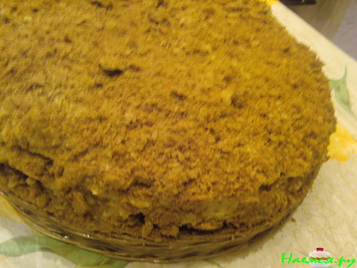 Торт 'Рыжик' заварной, медовый 