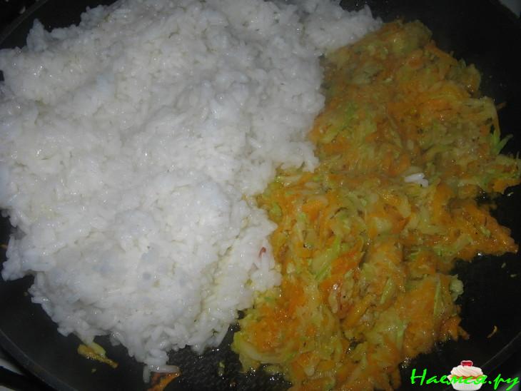 Рис с кабачками и прованскими травами