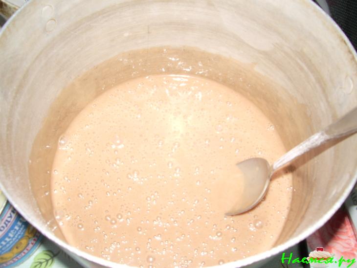 Тортик с шоколадом и клубничкой