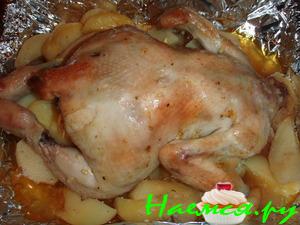 Нежная курочка запечённая в рукаве