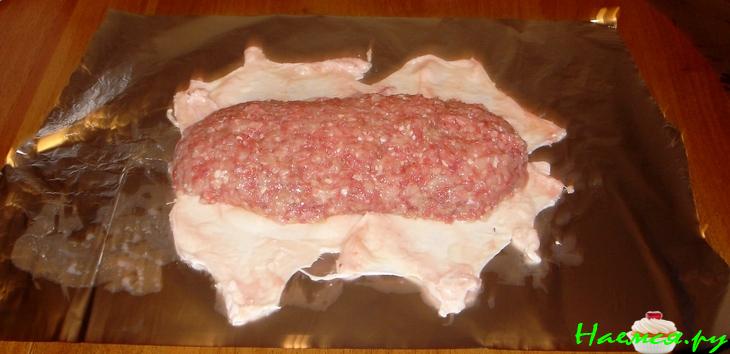 Рулет куриный с яйцом Рулет куриный с яйцом