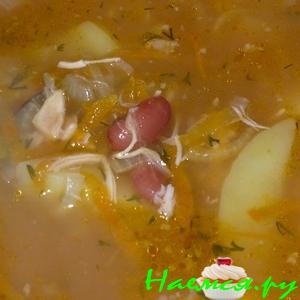 Фасолевый суп (любименький для ленивеньких)