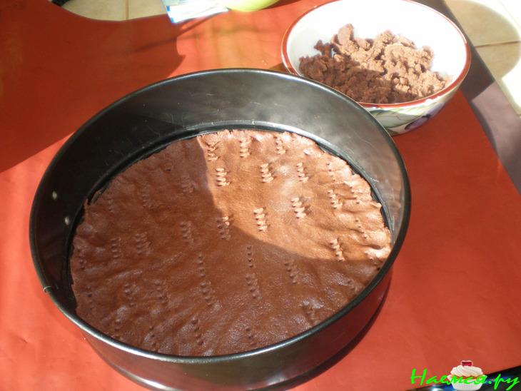 Фруктовый шоколадный торт