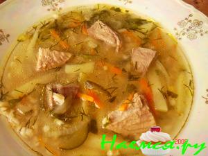 Рассольник с языком