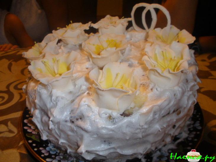 Торт "Белая лилия"