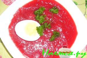 Суп-пюре из овощей "Бордовый"