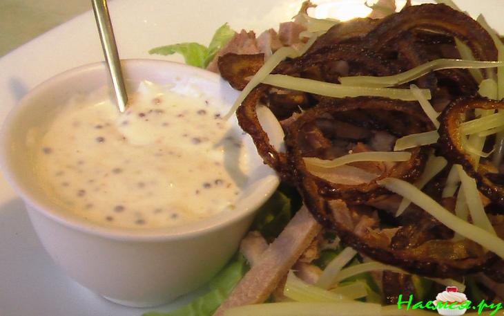 Салат с сельдереем и бужениной Салат с сельдереем и бужениной