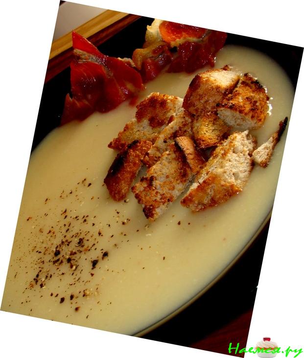 Крем-суп с хамоном