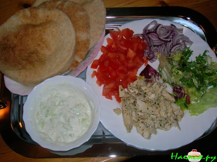 Цыпленок сувлаки Цыпленок сувлаки