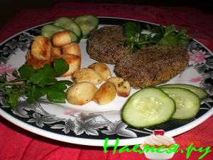 Котлеты из чечевицы с прованскими травами и запеченым чесноком Котлеты из чечевицы с прованскими травами и запеченым чесноком