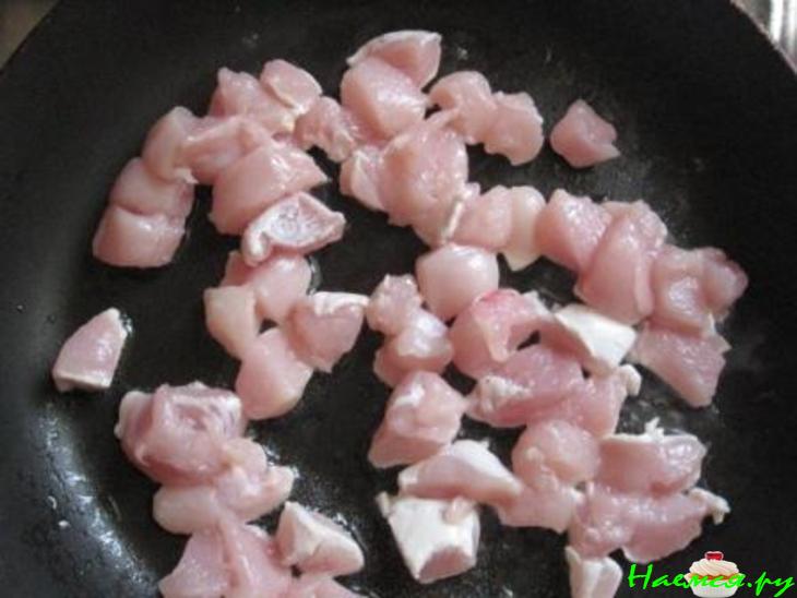 Салат Цезарь с курицей