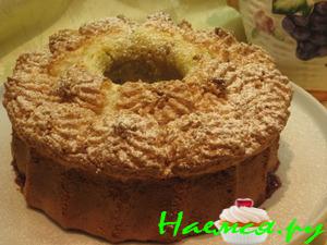 Кекс с кокосовой меренгой