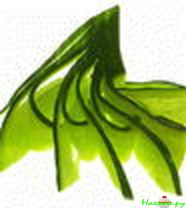 Oгурцы для украшения в восточном стиле