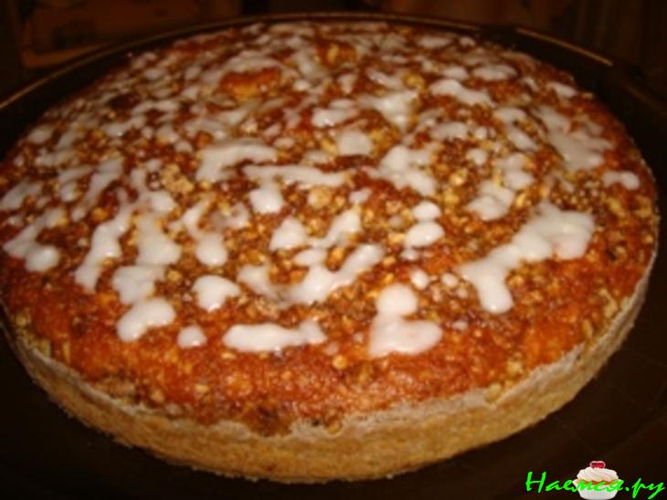 Нежный ореховый пирог