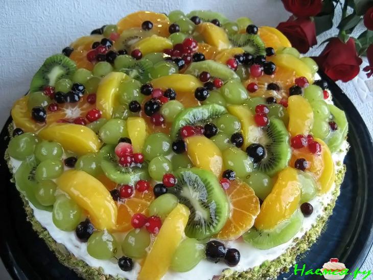 Торт 'Фруктово-ореховый'