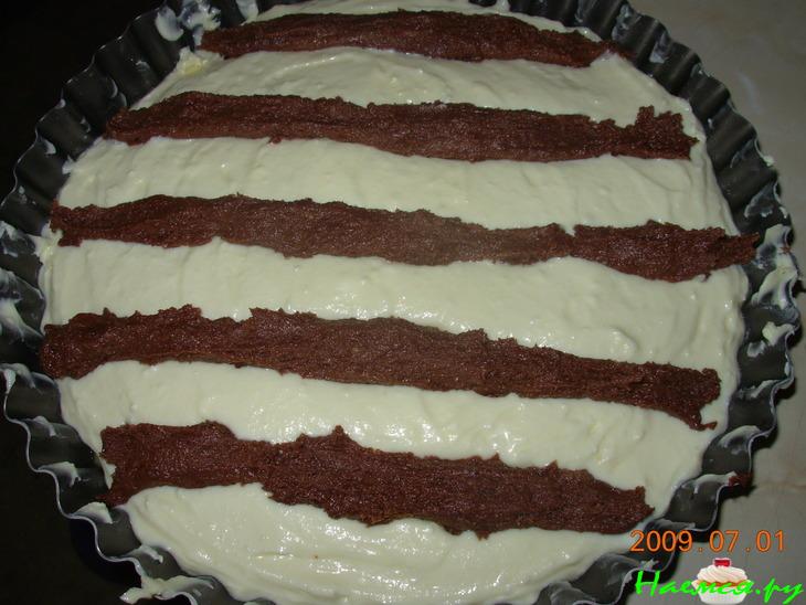 Творожный пирог "Полосатик"