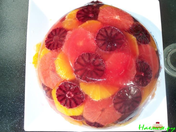 Французский цитрусового желатиновый десерт 'Орхидея'