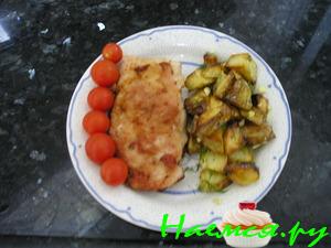 Индюшачьи отбивные с картофельным гарниром