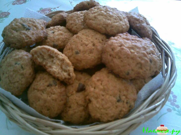 Печенье песочное с овсянкой и миндалём Печенье песочное с овсянкой и миндалём