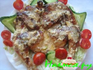 Шкмерули. Цыпленок тапака (табака) по-шкмерски Шкмерули. Цыпленок тапака (табака) по-шкмерски