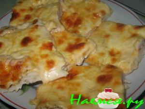 Куриная отбивная в майонезе с чесноком Куриная отбивная в майонезе с чесноком