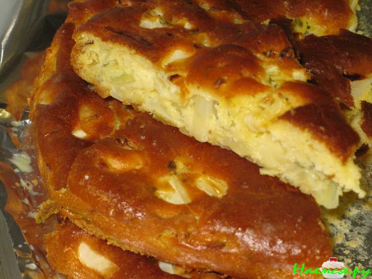 Очень быстрый пирог с капустой (вариант)