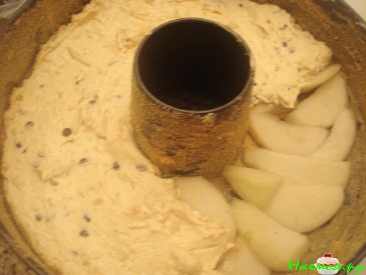 "Грушевый пирог с шоколадом и фундуком" для любителей шоколада "Грушевый пирог с шоколадом и фундуком" для любителей шоколада