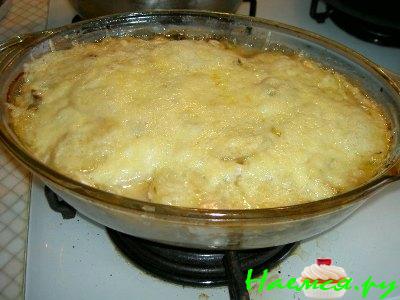 Мясо под майонезом