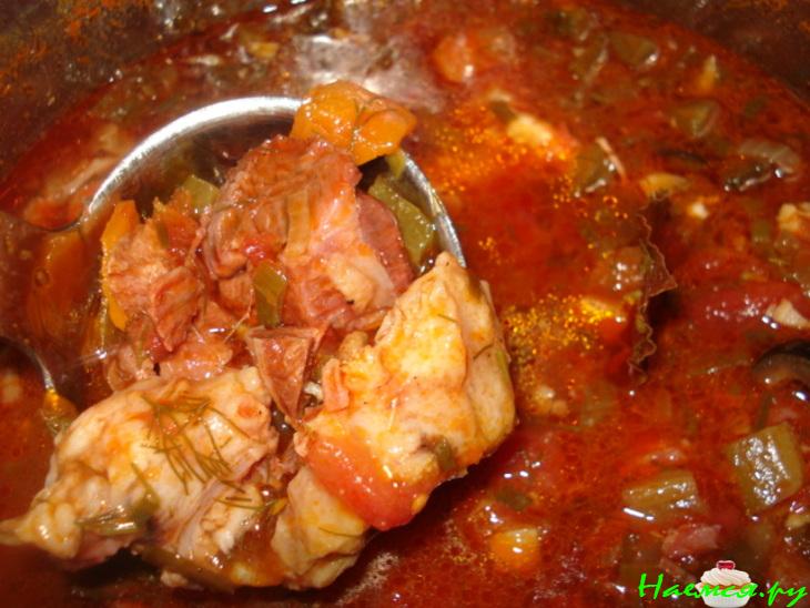 Солянка мясная - первая!!!