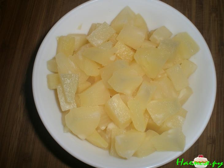 Салат с ветчиной "Экзотика" Салат с ветчиной "Экзотика"