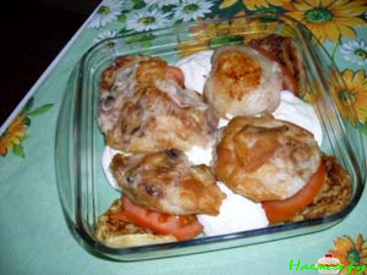 Курица с кабачками