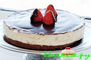 "Птичье молоко" с клубникой "Птичье молоко" с клубникой