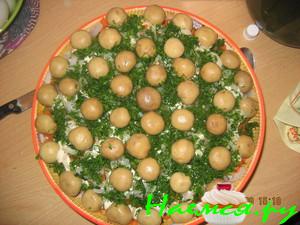 Салат "Грибная полянка"