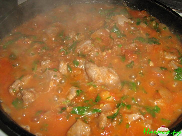 Чашушули - тушеное мясо Чашушули - тушеное мясо