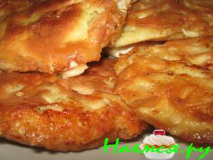 Куриная отбивная с сыром в кляре Куриная отбивная с сыром в кляре