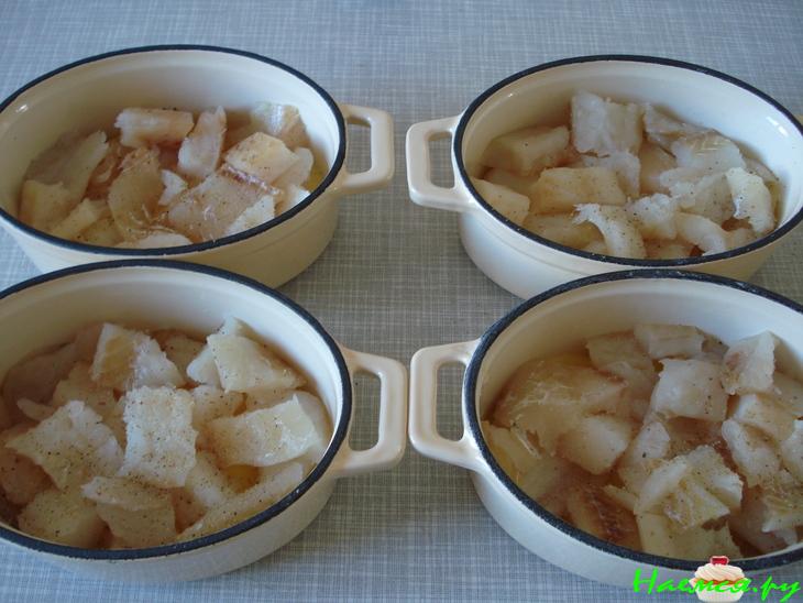 Рыба в горшочках Рыба в горшочках