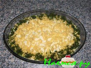 "Мимоза" со шпротами