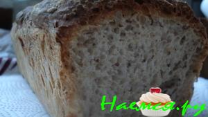 Золотистый хлебушек с семенами льна и овсяными хлопьями