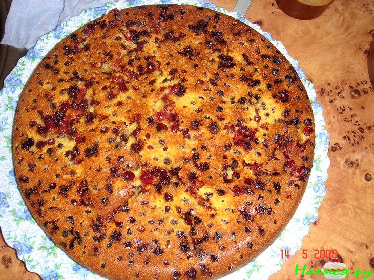 Пирог-шарлотка 'Клюковка' Пирог-шарлотка 'Клюковка'