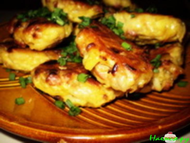 Картофельные котлеты с беконом