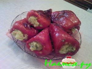 Перец фаршированный жаренный