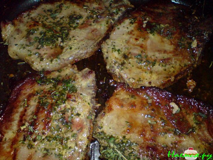 Мясо фламбированное