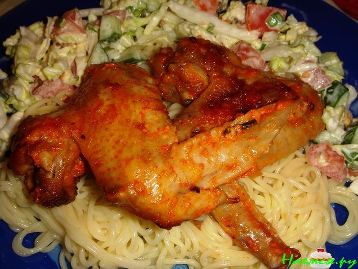 Курочка с паприкой