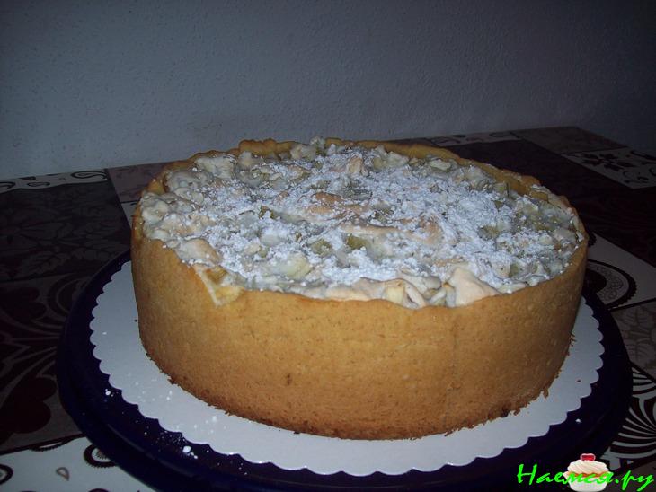 Пирог с ревенем и яблоками Пирог с ревенем и яблоками