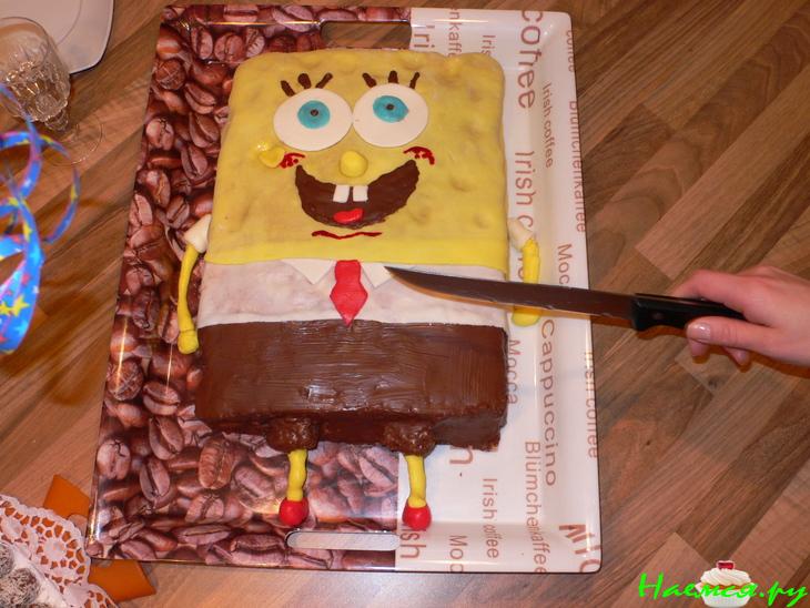 Торт "Губка Боб" Торт "Губка Боб"