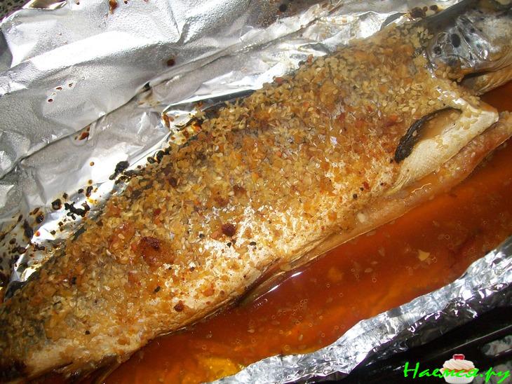 Форель запеченная с восточными нотками
